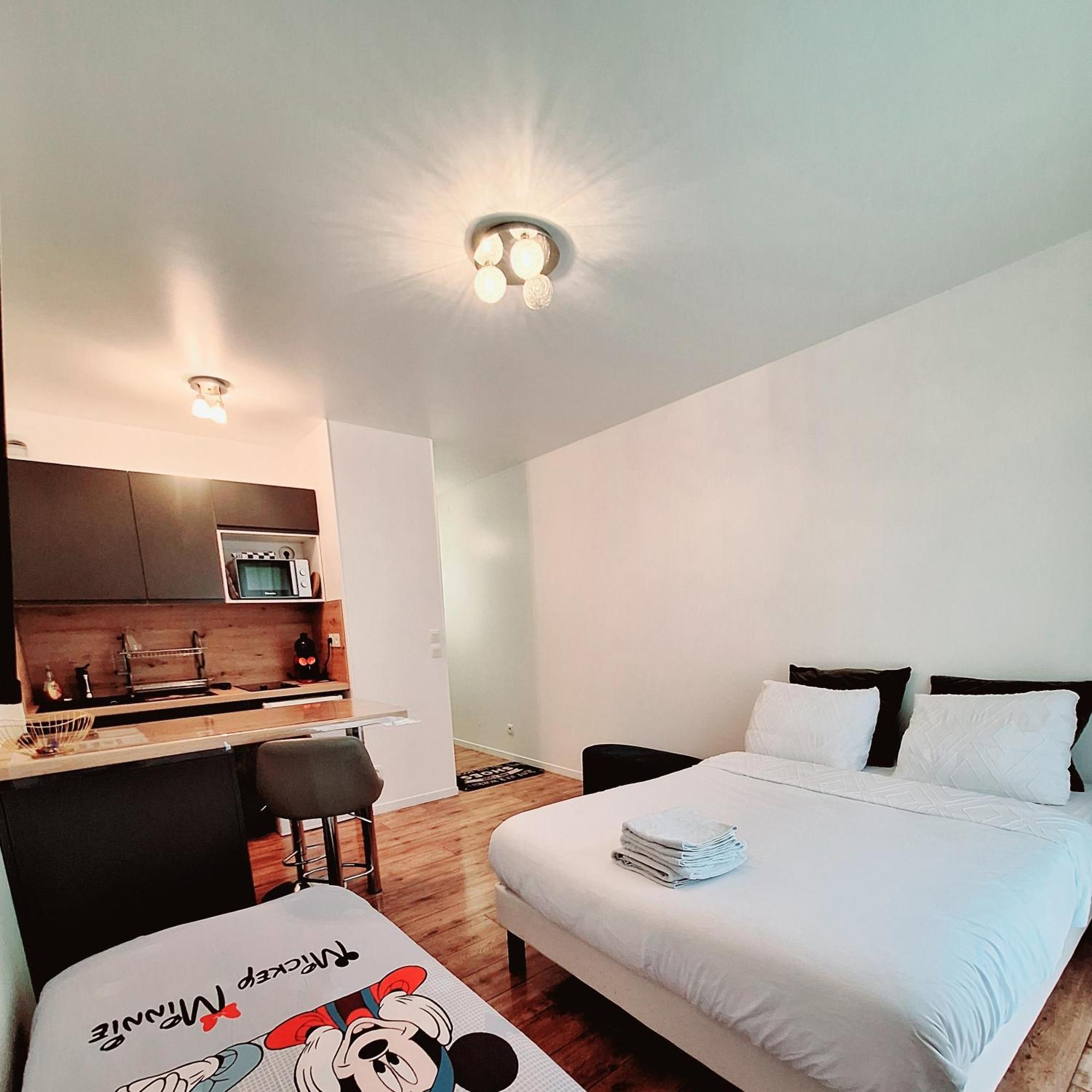 Studio Alpha - 2Min By Train To Disneyland Or 20Min Walk - 5Min Walk To "Val D'Europe" Station مونتِفرا المظهر الخارجي الصورة